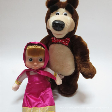 Masha bonito e a boneca do urso